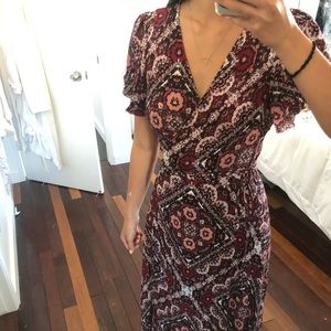 Wrap maxi dress